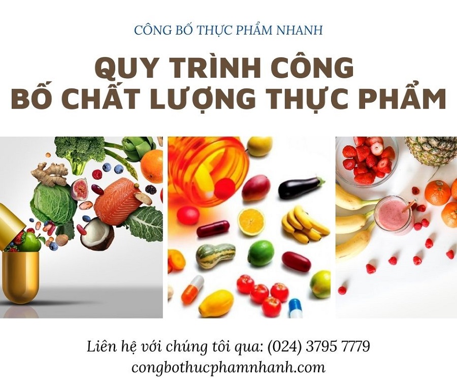 công bố chất lượng thực phẩm