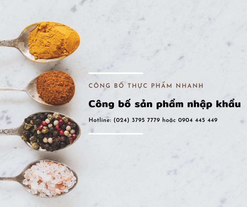 Công bố sản phẩm nhập khẩu