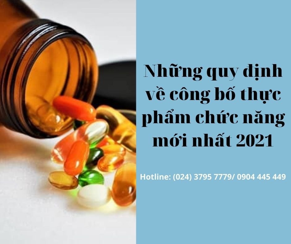 những quy định về công bố thức thực phẩm chức năng