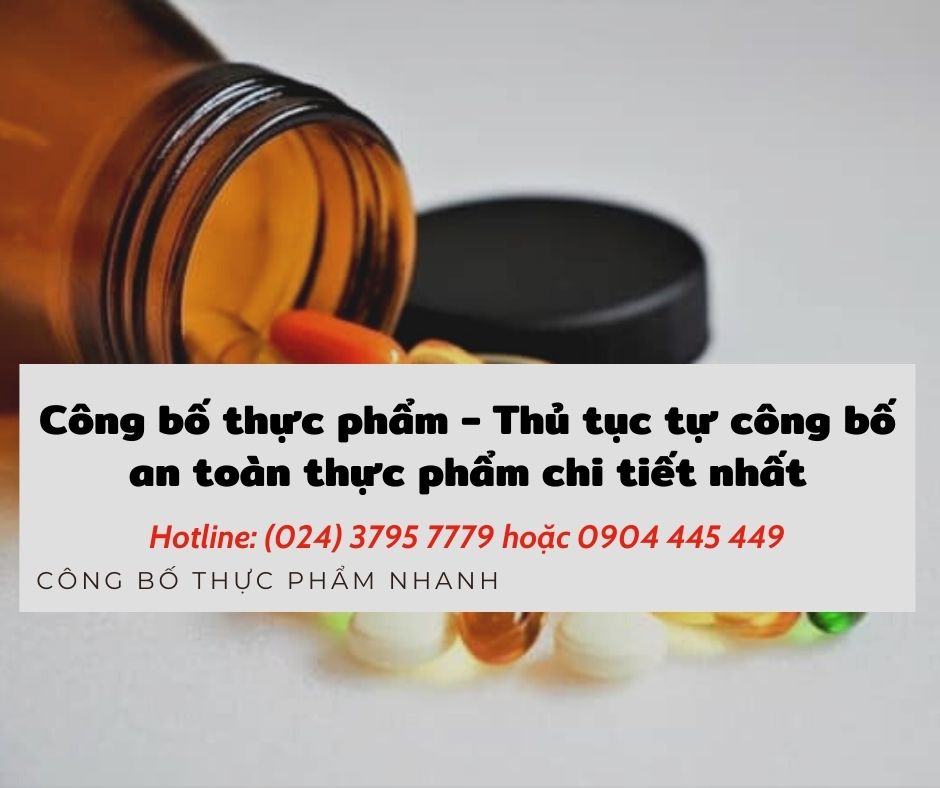 tự công bố an toàn thực phẩm