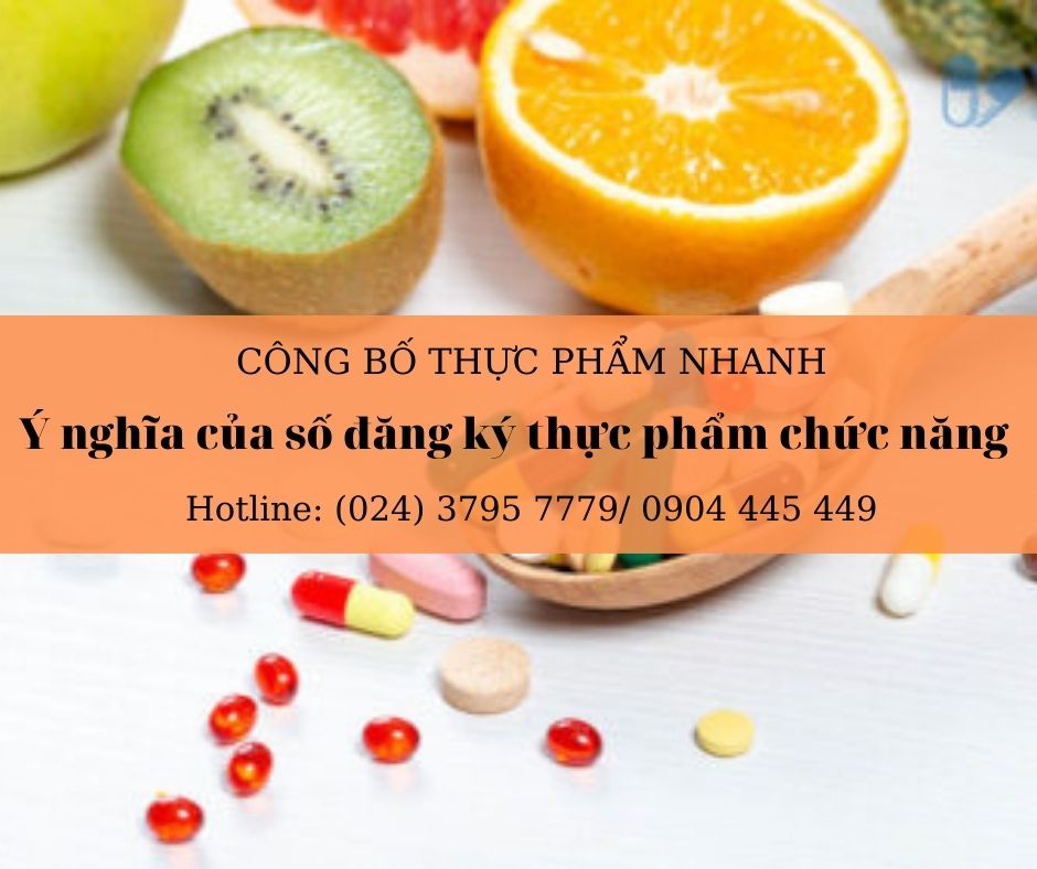 số đăng ký thực phẩm chức năng