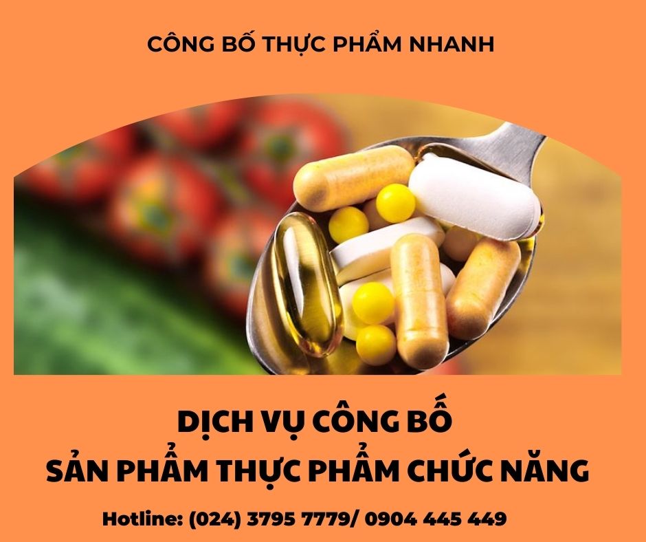 công bố sản phẩm thực phẩm chức năng