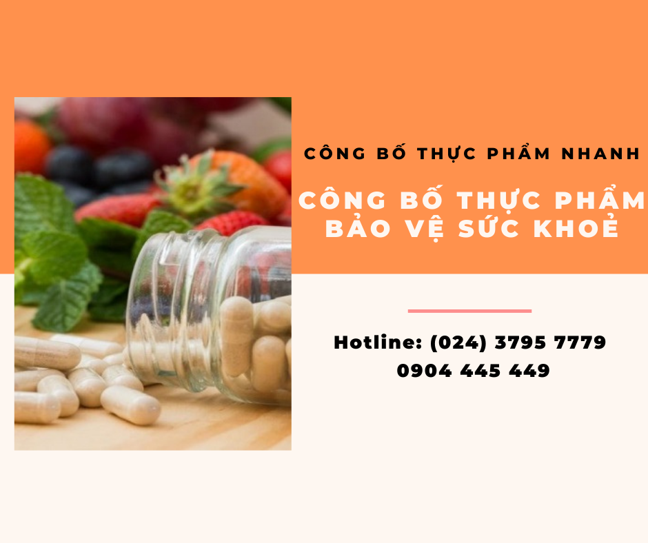 công bố thực phẩm bảo vệ sức khỏe