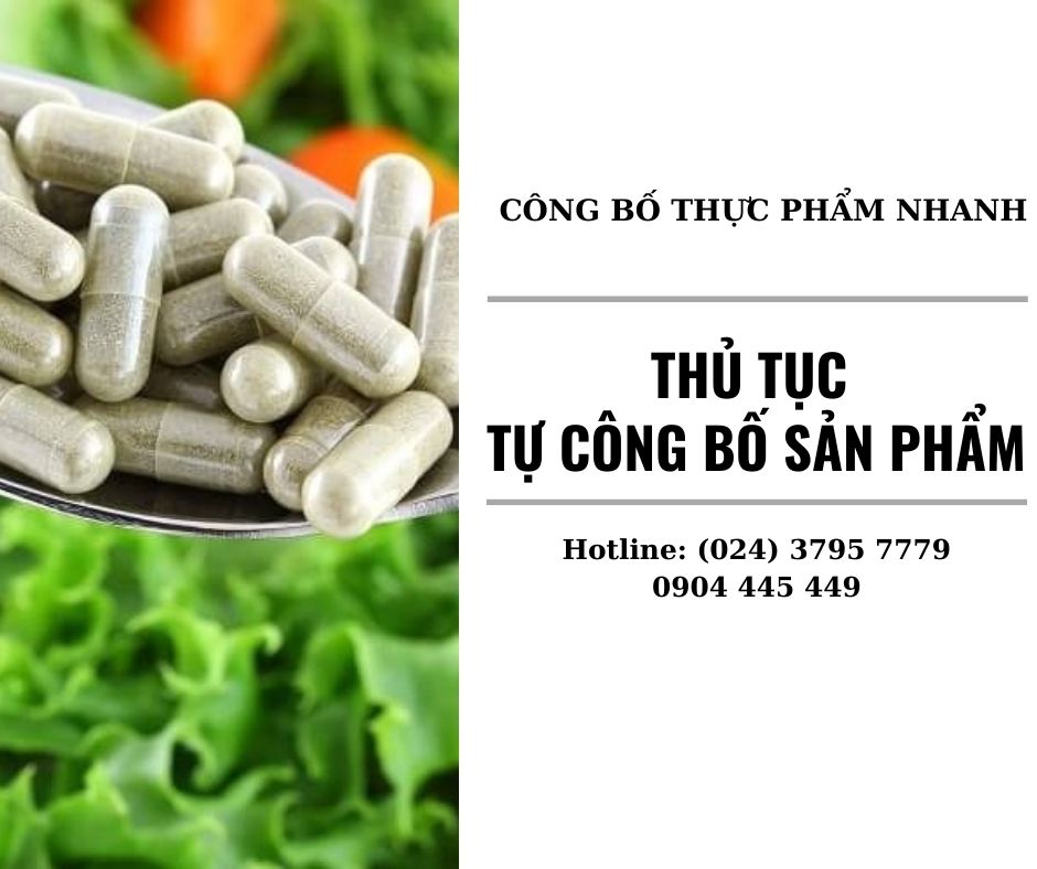 tự công bố sản phẩm